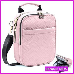 Soft Pistol Case Concealed Carry Crossbody Bag Tactical Range Pouch Pink